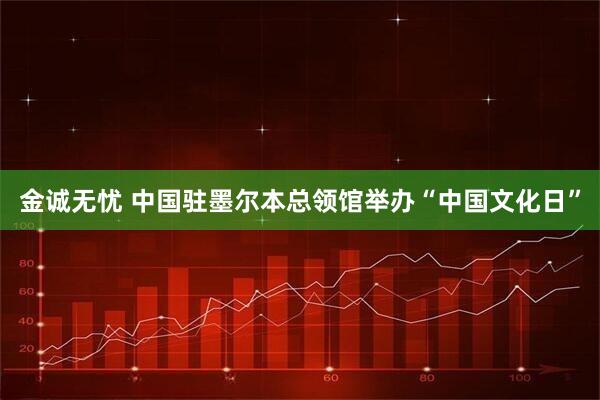 金诚无忧 中国驻墨尔本总领馆举办“中国文化日”