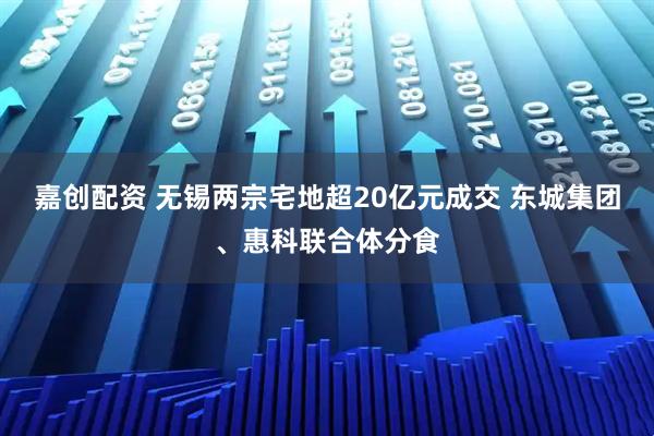 嘉创配资 无锡两宗宅地超20亿元成交 东城集团、惠科联合体分食