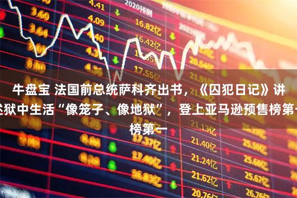 牛盘宝 法国前总统萨科齐出书，《囚犯日记》讲述狱中生活“像笼子、像地狱”，登上亚马逊预售榜第一